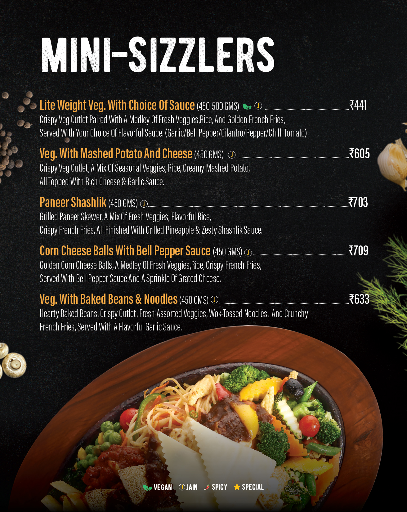 Menu 8.75in x 11in Ahmeadabad-21