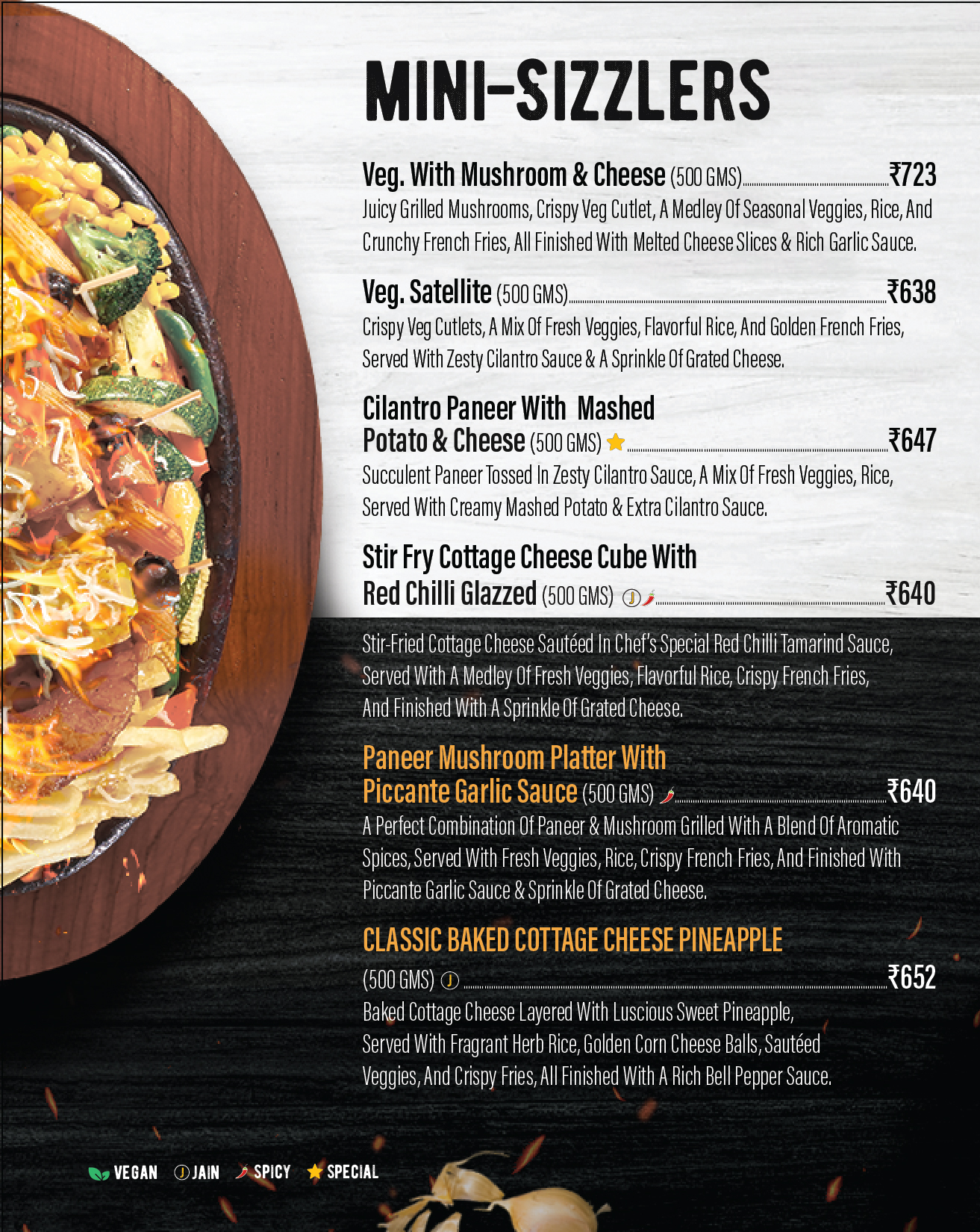 Menu 8.75in x 11in Ahmeadabad-22